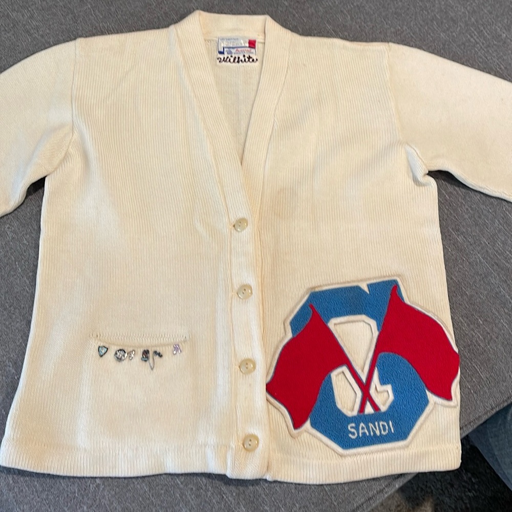 Vintage 1966 Woman’s Wool Letterman Sweater